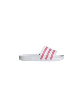 Chanclas adidas adilette azul blanco mujer