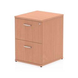 Impulse Filing Cabinet 2 Drawer Beech - I000072