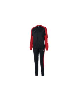 Chándal joma eco championship mujer negro rojo