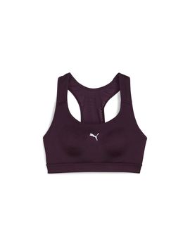 Sujetador deportivo de running puma 4keeps run bra mujer morado