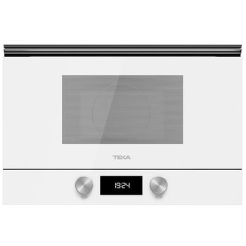 Teka ML 8220 BIS Microondas Integrable con Grill 22L 850W Cristal Blanco