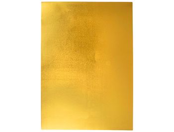 Liderpapel GE88 - Goma eva, espesor de 2 mm, 50 cm x 70 cm, metalizada, oro