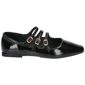 Top 3 Shoes Zapatos de tacón BAILARINA 3 HEBILLAS CHAROL SA24672 NEGRO para mujer