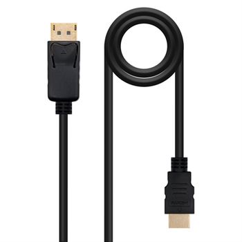 Cable Conversor Nanocable Displayport A Hdmi Macho-Macho Negro 1.5M