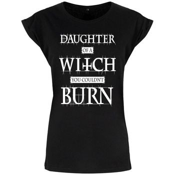 Grindstore Camiseta manga larga Daughter Of A Witch You Couldn't Burn para mujer