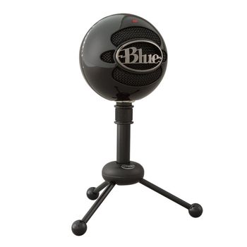 Blue Microphones Snowball Micrófono USB Negro con Dos Patrones de Captación Versátiles