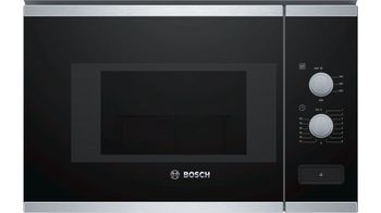 Microondas Integrable - Bosch BFL520MS0, Acero Inoxidable y negro