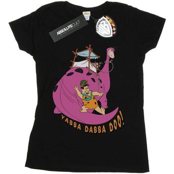 The Flintstones Camiseta manga larga Yabba Dabba Doo para mujer