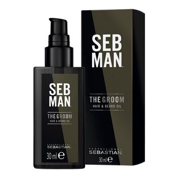 The Groom - 30 ml - Sebastian Professional - Aceite para el cuidado del cabello y la barba.