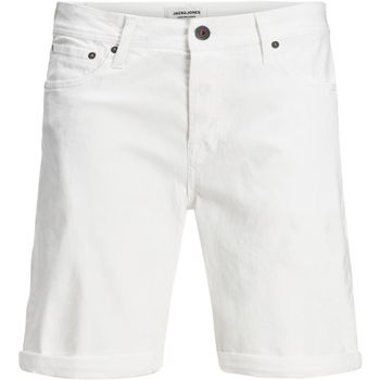 Jack & Jones Short niño 12258748 JPSTRICK JJFERMIN SHORTS JNR WHITE para niño