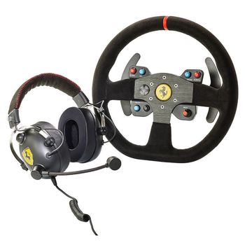 Thrustmaster Race Kit Ferrari 599X EVO Edition with Alcantara Volante + Auriculares