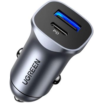 Ugreen Cargador de Coche PD 3.0 20W + QC 3.0 18W USB-C/USB A