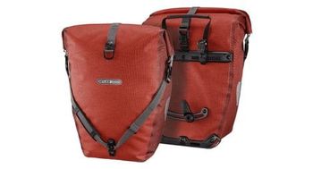 Ortlieb back roller plus 40l par de bolsas para bicicleta salsa dark chili red