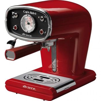 Ariete Retro Cafetera de Cápsulas/Expreso 15 Bares 850W Rojo