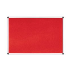 Bi-Office Maya Notice Board  Red Felt  A