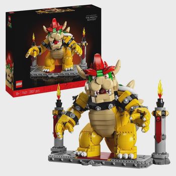 Kit de construcción LEGO Super Mario 71411 El Poderoso Bowser; regalo coleccionable para fans