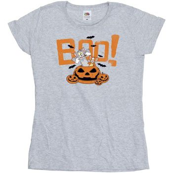 Tom & Jerry Camiseta manga larga Halloween Boo! para mujer