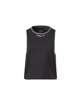 Top de fitness reebok rie negro mujer