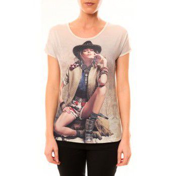 By La Vitrine Blusa Top Cowboy 1103 Beige para mujer