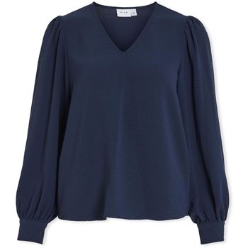 Vila Blusa Top Gaja L/S - Navy Blazer para mujer