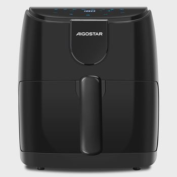 AIGOSTAR B30202I30 Freidora de Aire de 4L, 1500W, Temporizador de 60 Minutos, Temperatura Ajustable