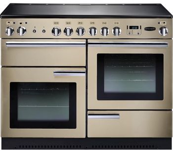 RANGEMASTER Professional 110 Electric Range Cooker - Cream & Chrome, Cream