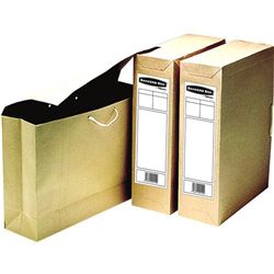 Bankers Box by Fellowes Basics Storage Bag File [Pack 25] - 00110