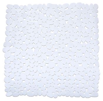 Alfombra antideslizante paradise blanco 54x54 cm