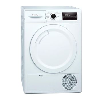 Secadora Condensación - Balay 3SC378B, Bomba de Calor, 7 Kg, Blanco