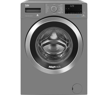 Beko Pro AquaTech WX94044E0G Bluetooth 9 kg 1400 Spin Washing Machine - Graphite, Graphite