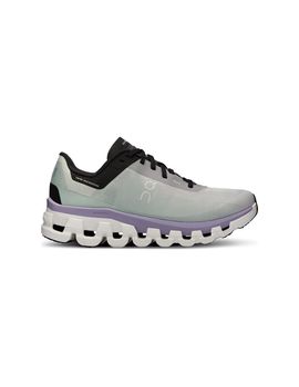 Zapatillas de running on running cloudflow 4 mujer verde gris