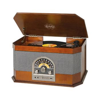 Trevi TT 1040 BT Tocadiscos Bluetooth Madera