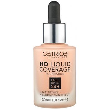 Catrice Base de maquillaje HD Coverage Liquid Foundation - 20 Rose Beige para mujer