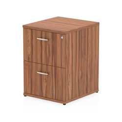 Impulse Filing Cabinet 2 Drawer Walnut - I000132