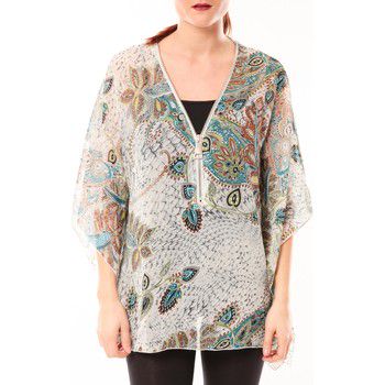 De Fil En Aiguille Camisa Chemisier Love Look B42 Gris/Multicolor para mujer