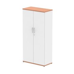 Impulse 1600mm Cupboard Beech and White