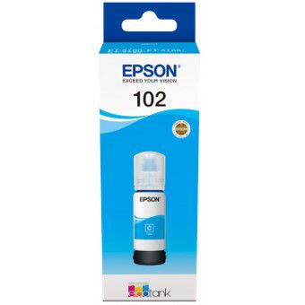 Cartucho Tinta Epson C13T03R240 102 Ecotank Cian Ink Et-2700 / Et-2750 / Et-3700 / Et-3750 / Et4750