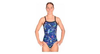 Banador para mujer mako nereid venice night blue   multicolor