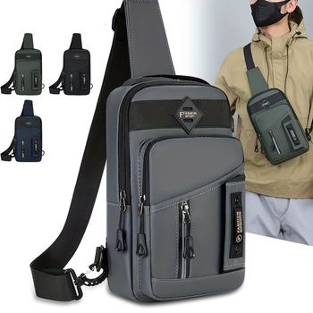 Bolso De Pecho Para Hombre, Bolso Cruzado De Moda, Bolso Deportivo Multifuncional Casual