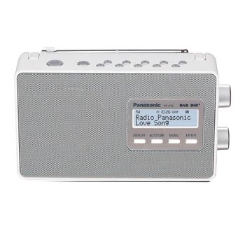 Radio Digital - Panasonic RF-D10, DAB+, Blanco