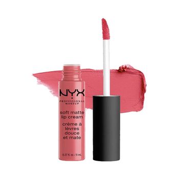 Labial Cremoso Mate - Soft Matte Lip Cream - Professional Makeup - Nyx: Labial Cremoso Mate - Soft Matte Lip Cream - Sao Paulo