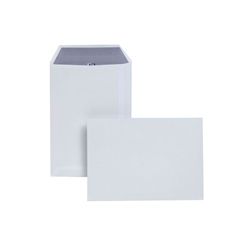 Plus Fabric Envelopes Pocket Press Seal 110gsm C5 White [Pack 250]