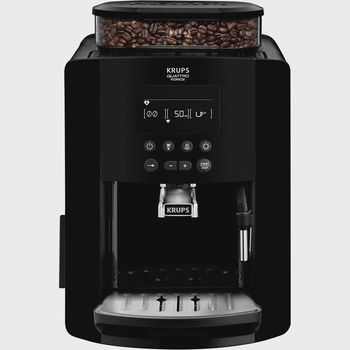 Cafetera superautomática Krups Arabica EA8170 Máquina de café express, diseño compacto, molinillo,