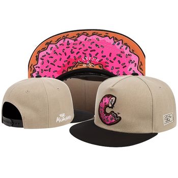 Gorra Snapback de bordado de donut Gorra de béisbol de hip hop de bloque de color Unisex Sombreros deportivos ligeros de golf y sol para mujeres y hombres