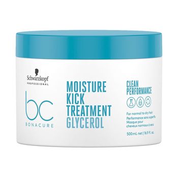 Tratamiento Moisture Kick 500 ml - Schwarzkopf - Mascarilla vegana nutritiva e hidratante intensiva para cabello seco, rizado y/o quebradizo.