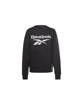 Sudadera sin capucha reebok identity logo fleece w black