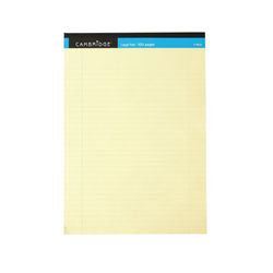 Cambridge Everyday Ruled Legal Pad 100 Pages A4 Yellow (10 Pack)