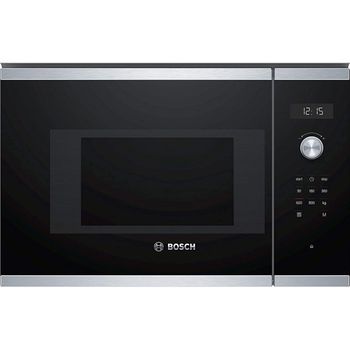 Bosch Serie 6 BFL524MS0 Microondas Integrable con Grill 20L 800W Negro/Inox