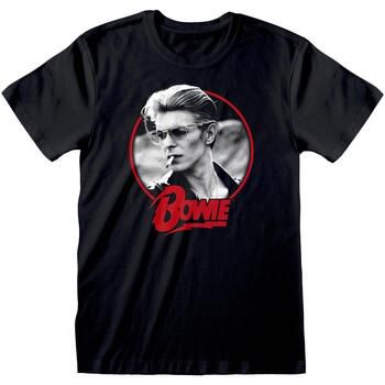 David Bowie Camiseta manga larga Smoking para mujer