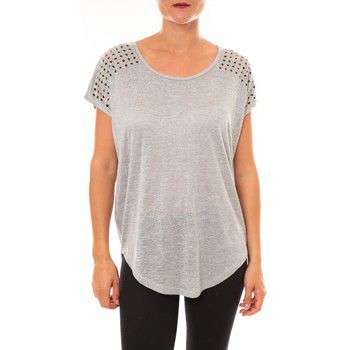 La Vitrine De La Mode Blusa By La Vitrine Top C2163 gris para mujer